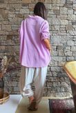 Pia Pillow Cotton Embroidered Tile Classic Shirt Candy
